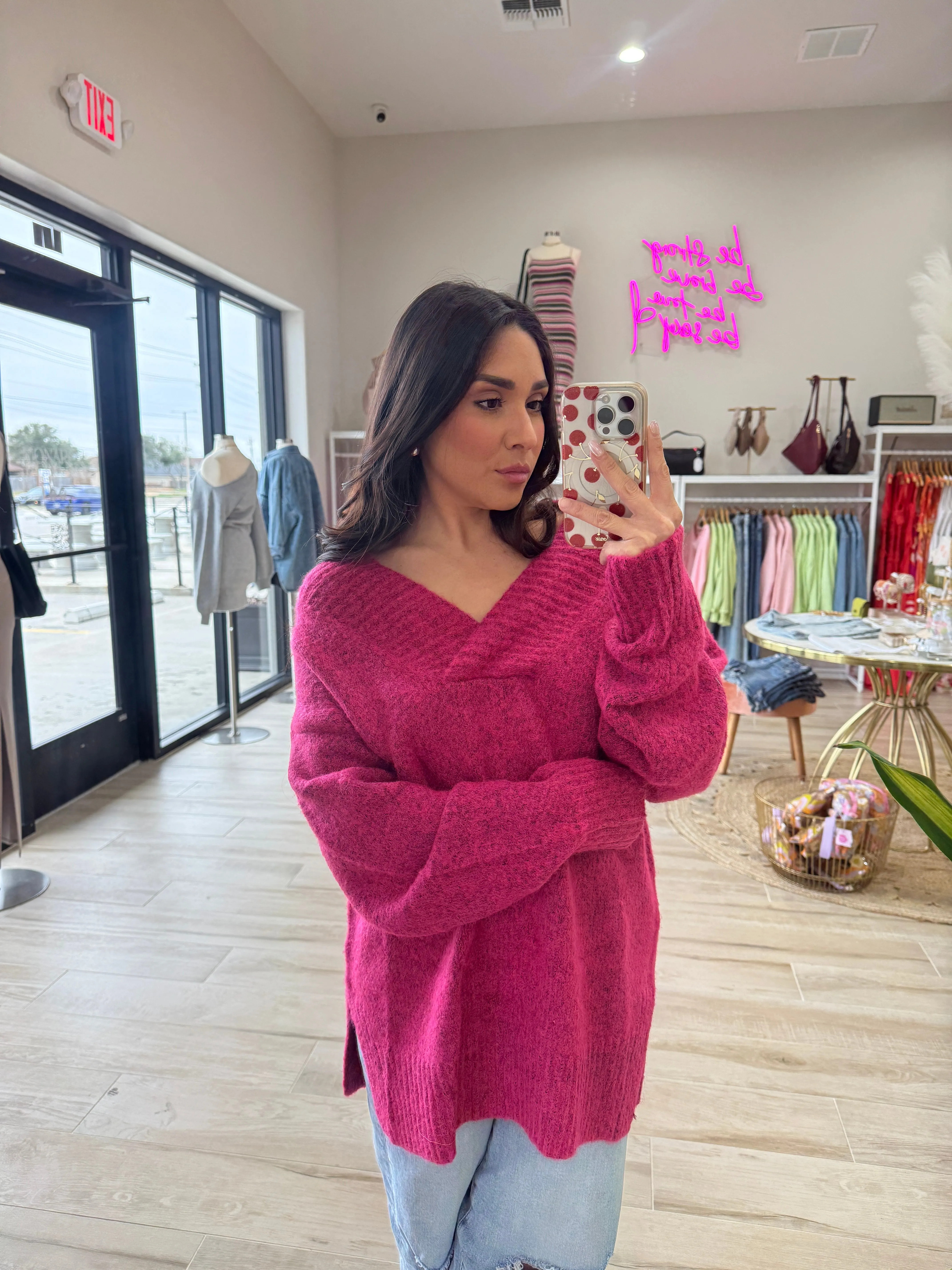 VAL SLOUCHY SOFT KNIT SWEATER | FINAL SALE