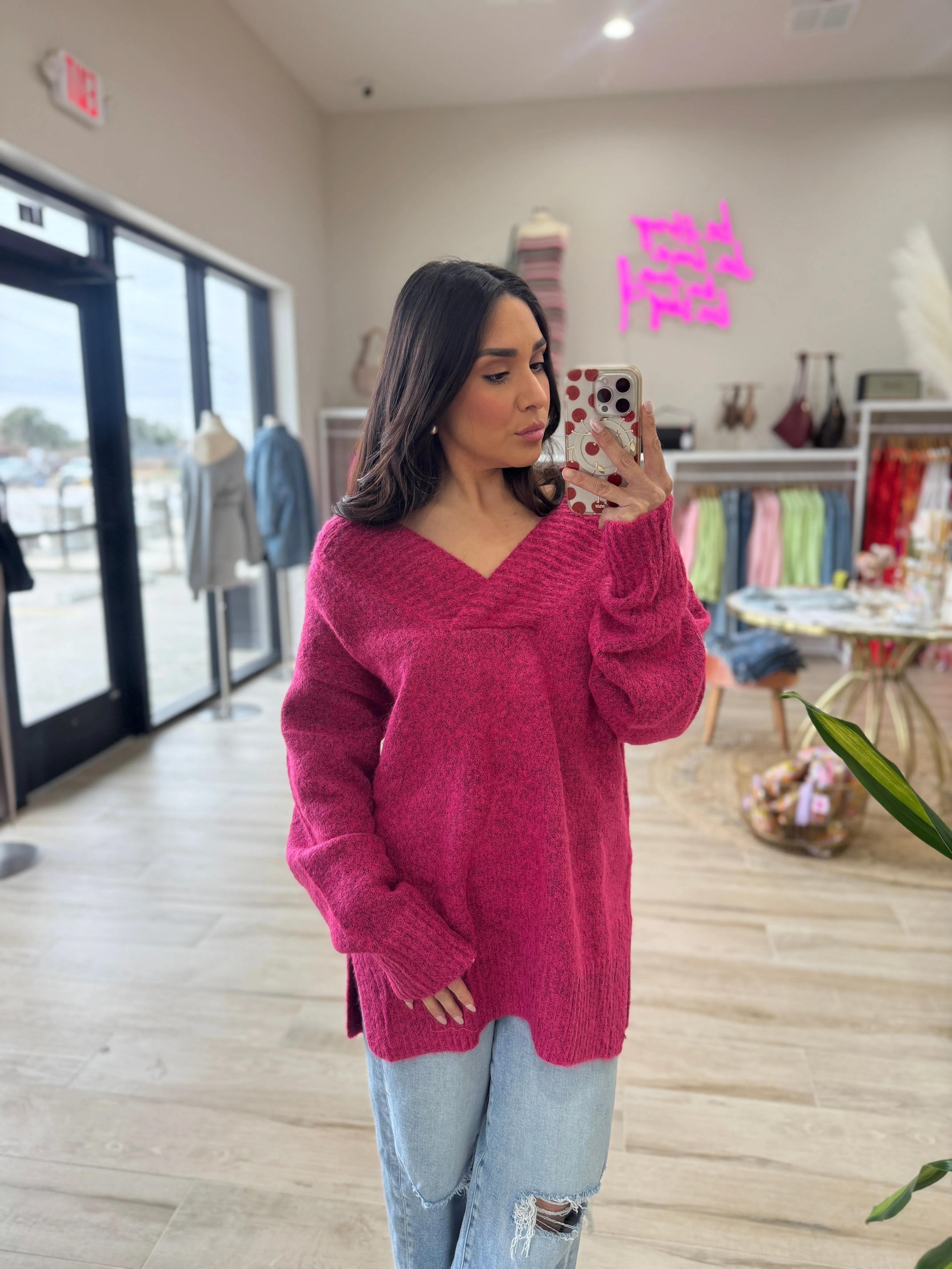 VAL SLOUCHY SOFT KNIT SWEATER | FINAL SALE