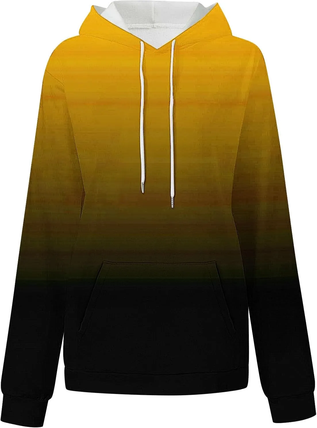 Women's 2025 Retro Tie Dye Drawstring Hoodies y2k Oversized Sweatshirts Drop Shoulder Long Sleeve Pullover Hoody Tops