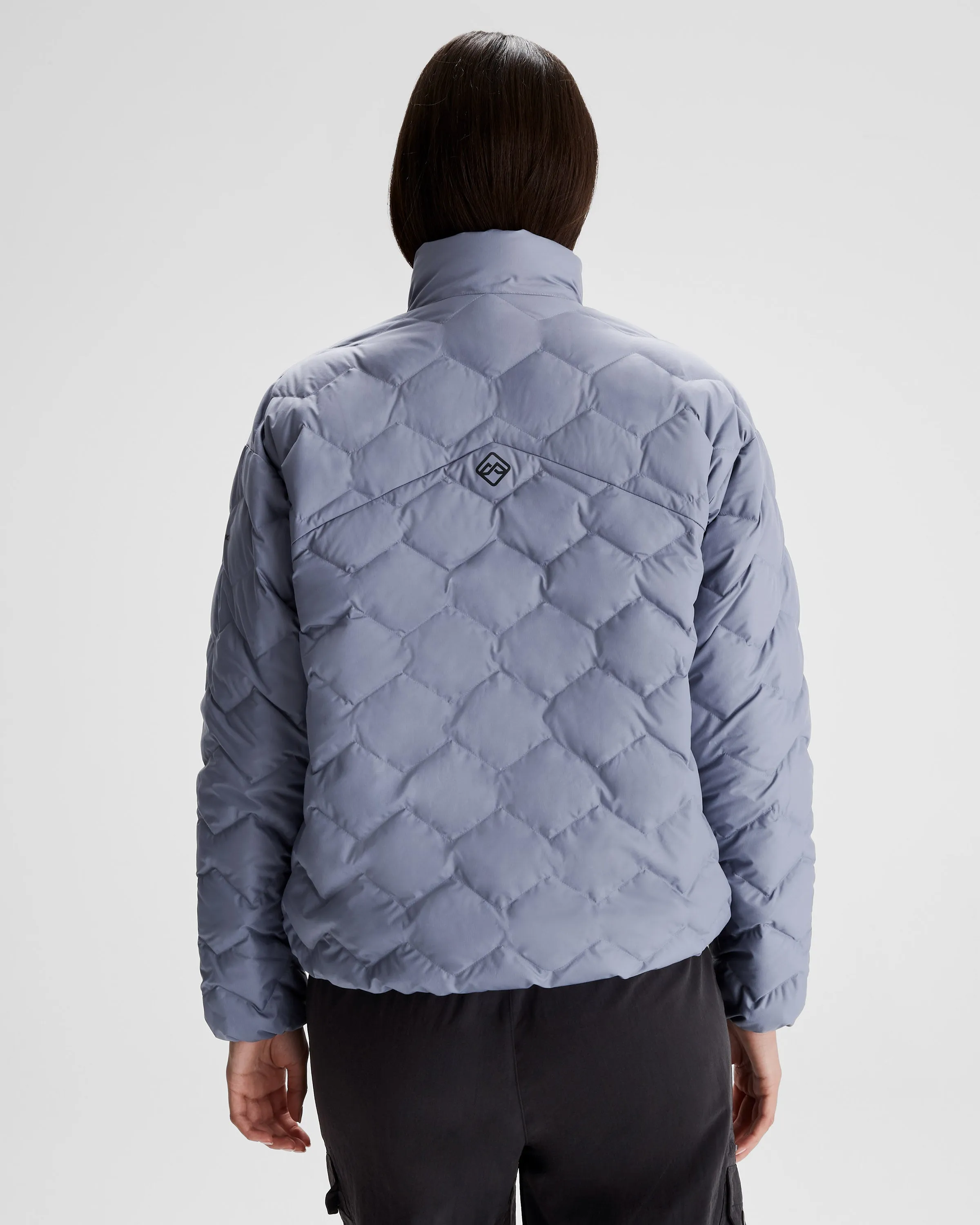 Women's Any Time Down Short Jacket - Dark Haze