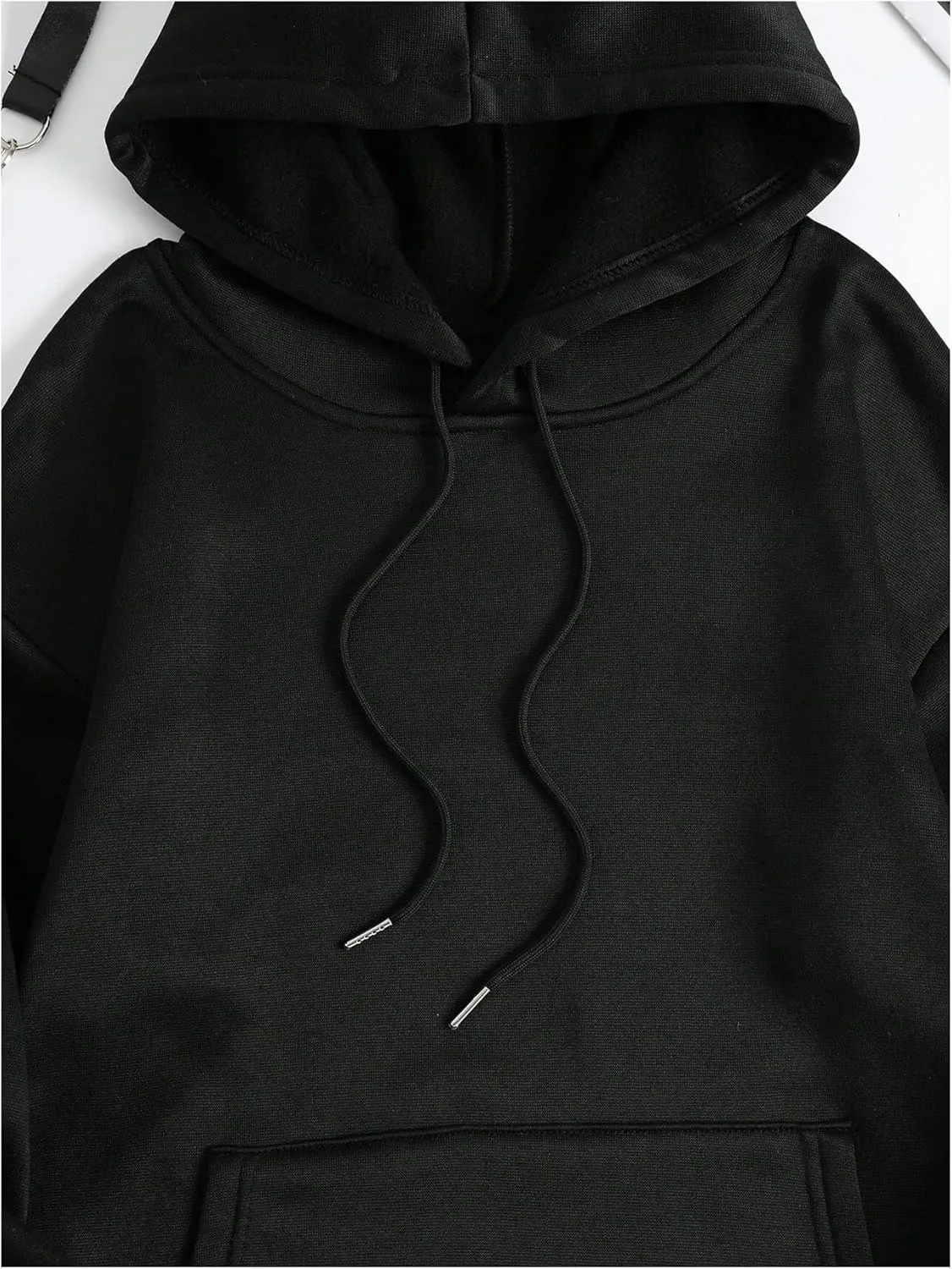 Women's Cartoon Graphic Hoodies Drawstring Long Sleeve Thermal Cute Sweatshirt with Pockets