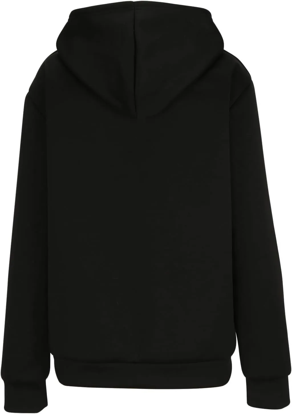Womens Oversize Hoodies Basic Solid Sweatshirts Long Sleeve Half Zip Collar Drawstring Pullover with Kangaroo Pockets