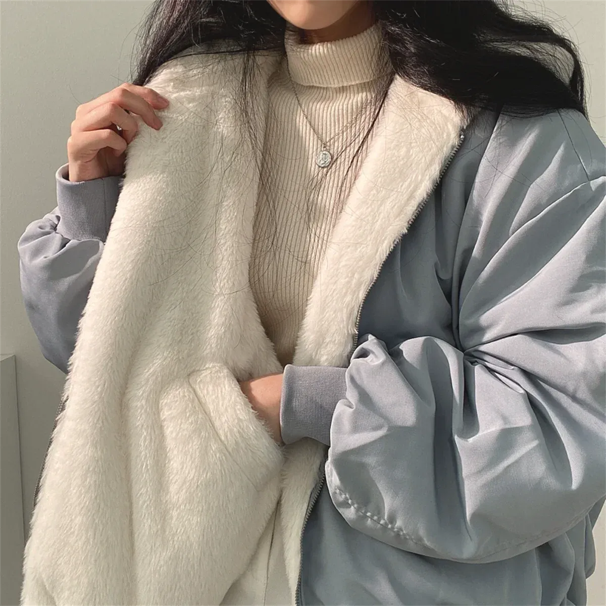 Zebby  Reversible Hooded Puffer Jacket